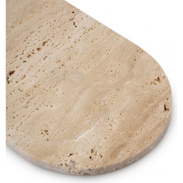 Badrumsbricka i beige Travertinmarmor Badrumsbricka i beige Travertinmarmor