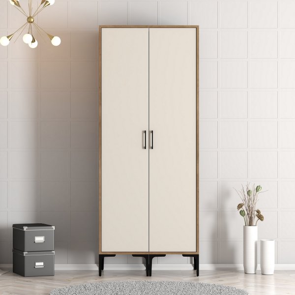 Armoire Kumsal 6 Noyer/crème Armoire Kumsal 6 Noyer/crème