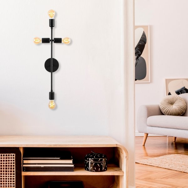 Bedside vägglampa 3165 - Svart Bedside vägglampa 3165 - Svart