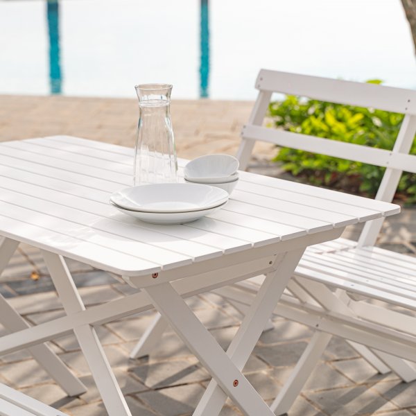 Björkö trädgårdssoffa - Vit Björkö trädgårdssoffa - Vit