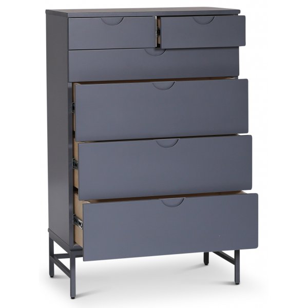 Lennox byrå 4+2 lådor - Grå Lennox byrå 4+2 lådor - Grå