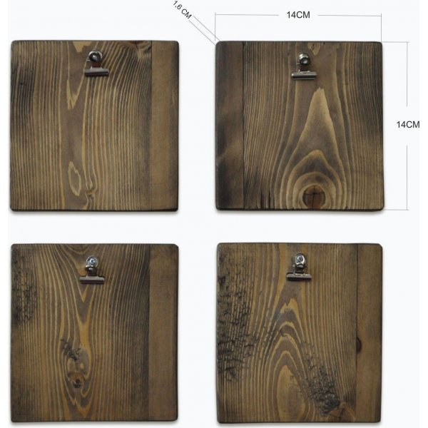 Abstrakt vggdekoration 66 - Valnt