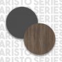 Aristo skrivbord 120x44,5 cm - Brun/antracit
