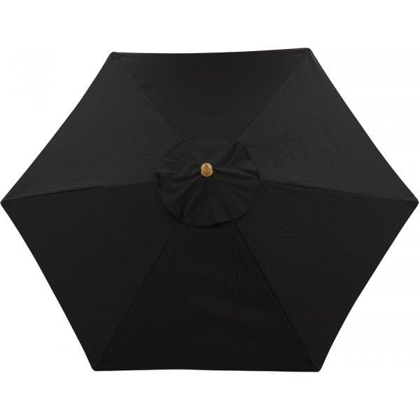 Corypho parasoll - Svart/Natur