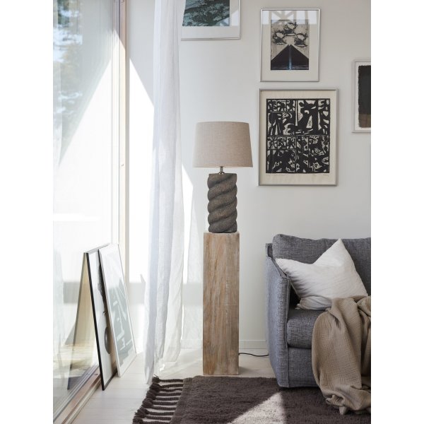 Pied de lampe Spin - Marron - 41 cm Pied de lampe Spin - Marron - 41 cm