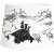 Sofia Moomin lampskrm - The Storm - 25 cm