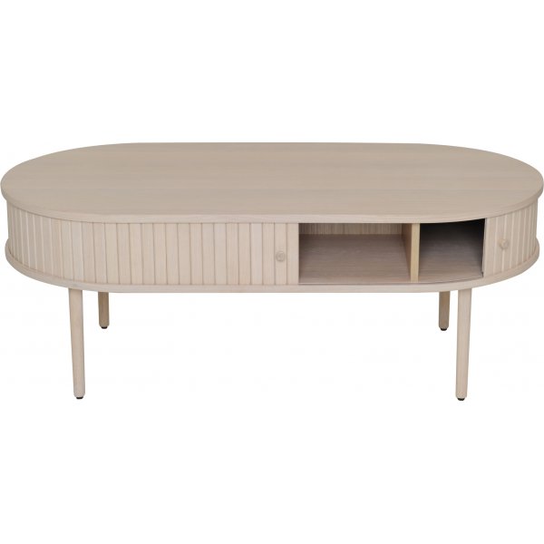 Slide soffbord 120 x 60 cm - Vitpigmenterad ek Slide soffbord 120 x 60 cm - Vitpigmenterad ek