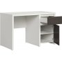 Kaspian skrivbord 120 x 65 cm - Vit/wenge