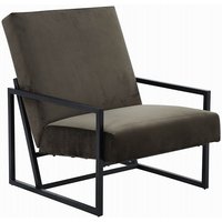 Simple lounge fåtölj - Olive sammet Simple lounge fåtölj - Olive sammet