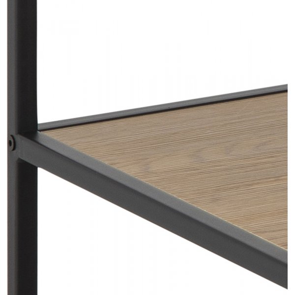 Seaford soffbord 80 cm - Ek/svart Seaford soffbord 80 cm - Ek/svart