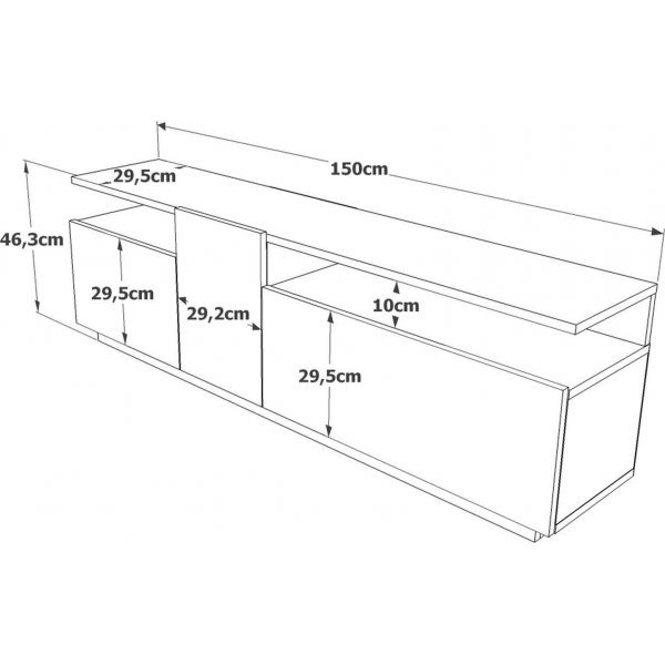 Future TV-b�nk 6 - Furu/vit