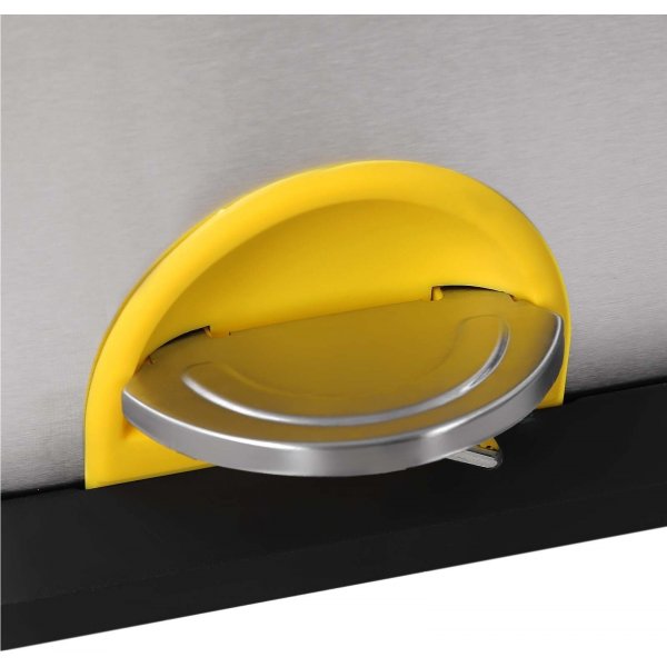 Maiken afvalbak 54 l - Zilver/zwart Maiken afvalbak 54 l - Zilver/zwart