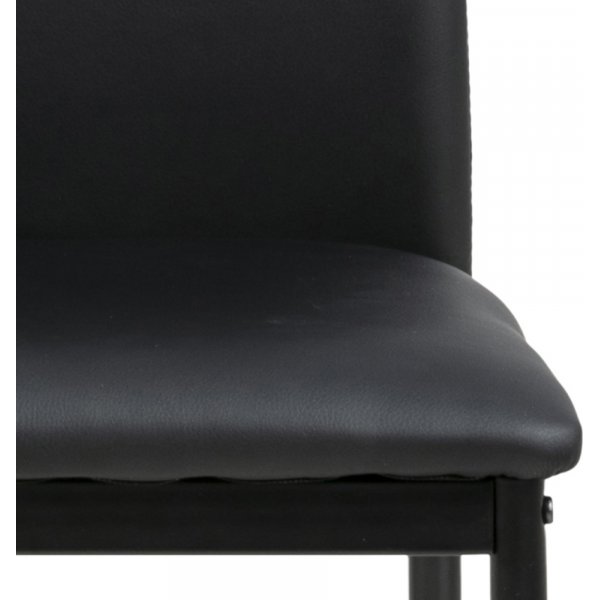 Demina matstol - Svart PU