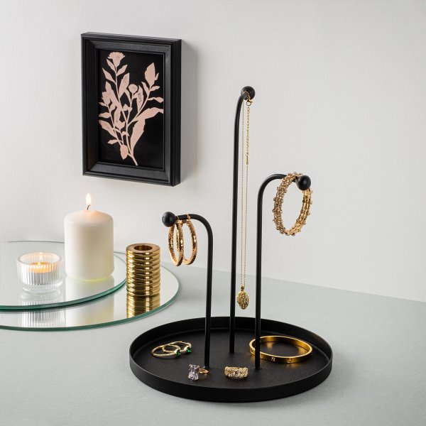 Assiette décorative Leros - Noir Assiette décorative Leros - Noir