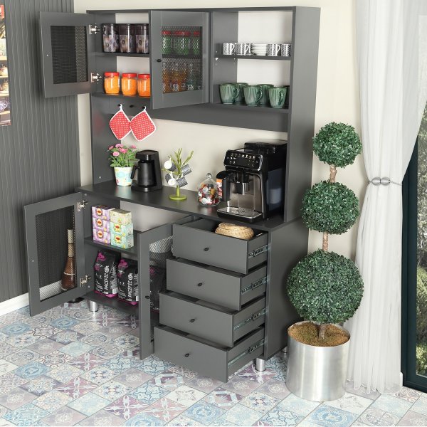 Grano skåp 140 cm - Antracit Grano skåp 140 cm - Antracit