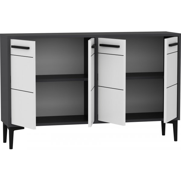 Stria skänk - Antracit/vit Stria skänk - Antracit/vit