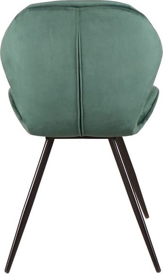Chaise de salle  manger Ginger - Velours vert