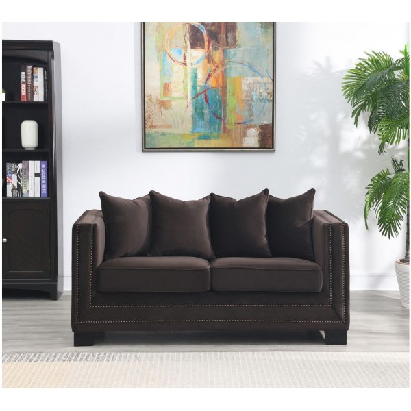 Cloude 2-sits soffa - Espresso