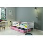 Carino juniorsng med frvaringslda 80 x 190 cm - Valfri frg