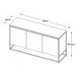 Dito sideboard smoked oak