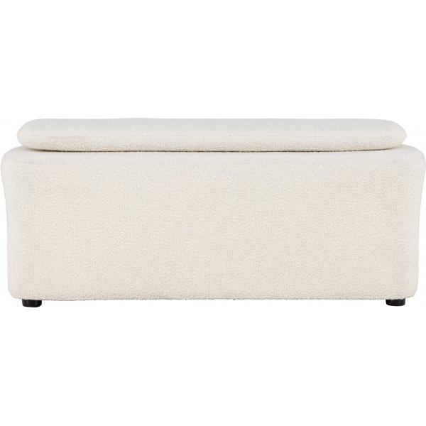 Laurel sittpuff - Vit boucle Laurel sittpuff - Vit boucle