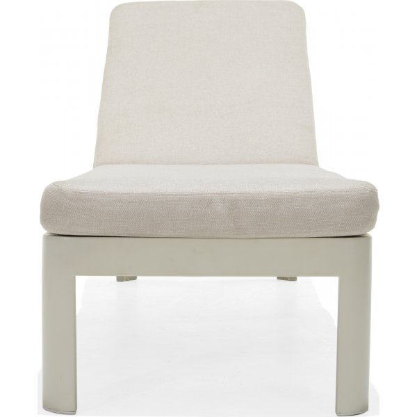 Portals lounge groep 4 - Wit/teak Portals lounge groep 4 - Wit/teak