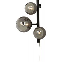 Vägglampa Molekyl - Svart/rökgrå Vägglampa Molekyl - Svart/rökgrå