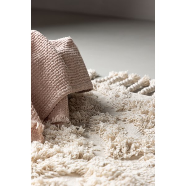 Tapis en coton Kleva - Ecru Tapis en coton Kleva - Ecru