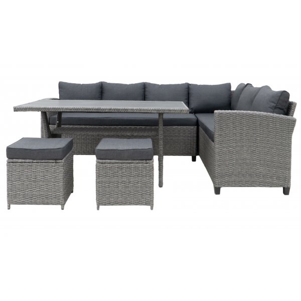 Tor utesoffgrupp - Gr� konstrotting | H�rnsoffa