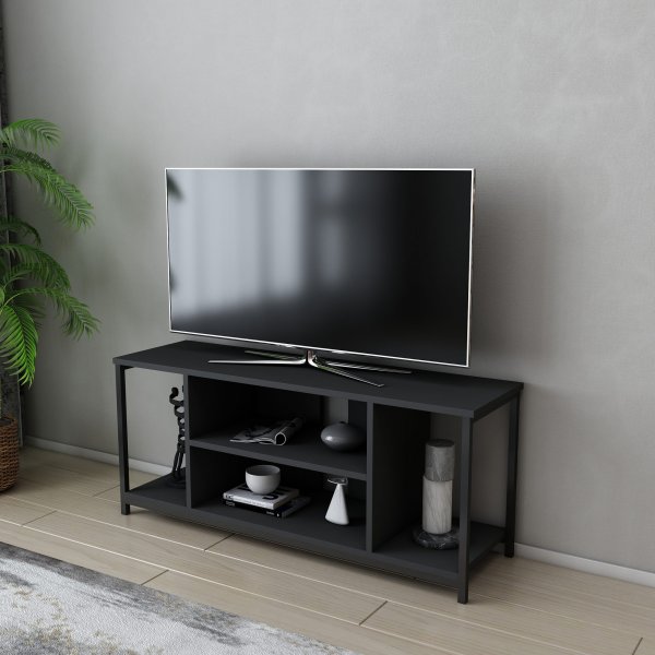 Rinaldo TV-bänk - Svart/antracit Rinaldo TV-bänk - Svart/antracit