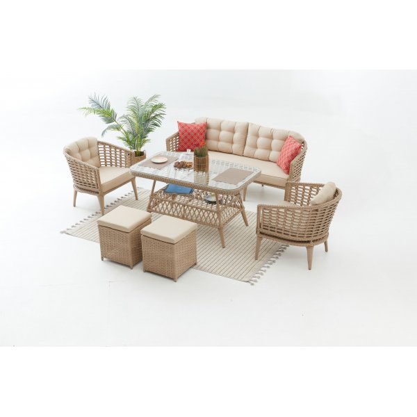 Linda loungegrupp - Cream Linda loungegrupp - Cream