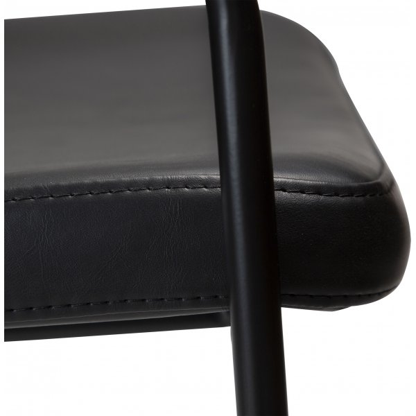 Tabouret de bar Boto - PU noir