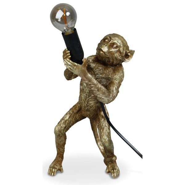 Monkey Bordslampa H40 - Guld