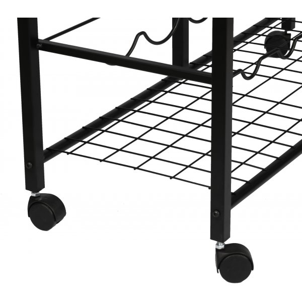 Etagère de cuisine Laney - Pin/noir Etagère de cuisine Laney - Pin/noir