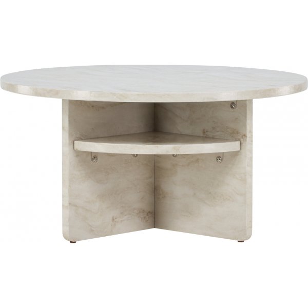 Ålesund soffbord Ø85 cm - Beige Ålesund soffbord Ø85 cm - Beige