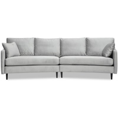 Visby 4-sits svngd soffa 301 cm - Grbeige sammet