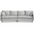 Visby 4-sits svngd soffa 301 cm - Grbeige sammet