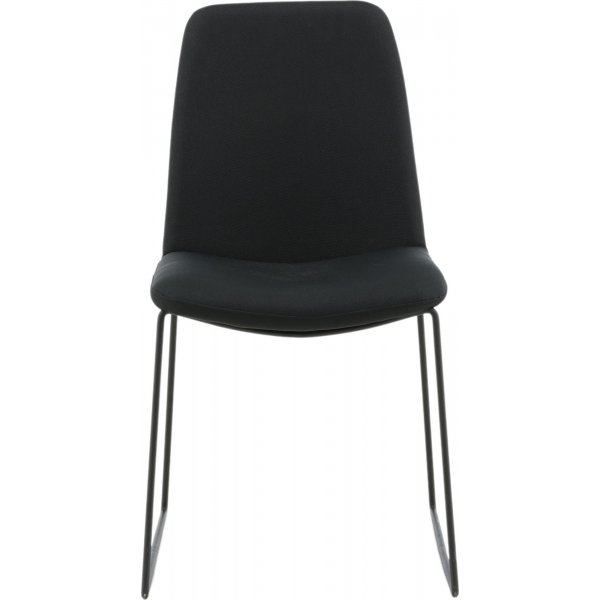 Minnie matstol - Svart tyg