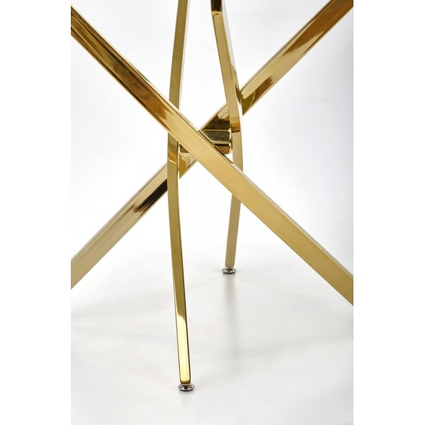 Raymond eettafel Ø100 cm - Zwart marmer/goud Raymond eettafel Ø100 cm - Zwart marmer/goud