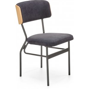 2 st Giga matstol - Ek/svart - Klädda & stoppade stolar