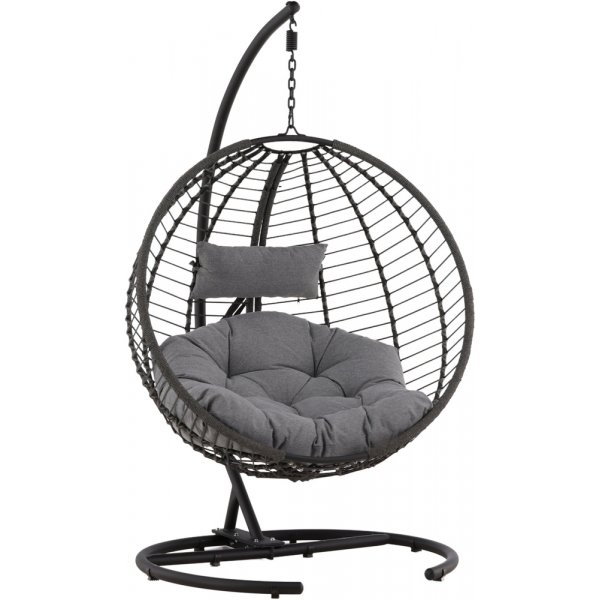 Bacolod hngstol - Svart/Mrkgr