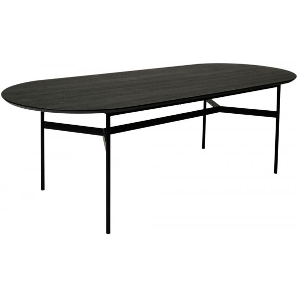 Straton matbord 240 cm - Svart askfanér Straton matbord 240 cm - Svart askfanér