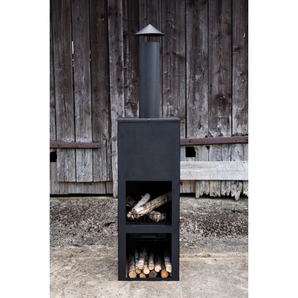 Makarima eldstad - Svart Makarima eldstad - Svart