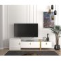 Aramis TV-meubel - Wit/goud