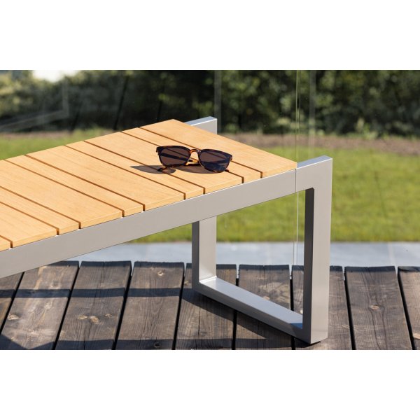 Banc Zenia - Gris foncé/naturel Banc Zenia - Gris foncé/naturel