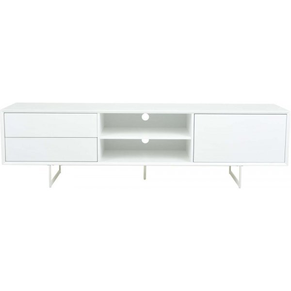 Flugeby mediabnk 180 cm - Mattvit