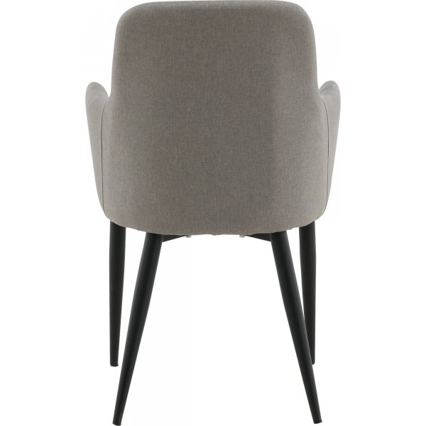 Fauteuil Paolo - Gris/noir Fauteuil Paolo - Gris/noir