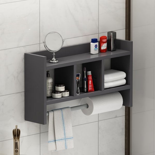 Asya wandplank Antraciet Asya wandplank Antraciet