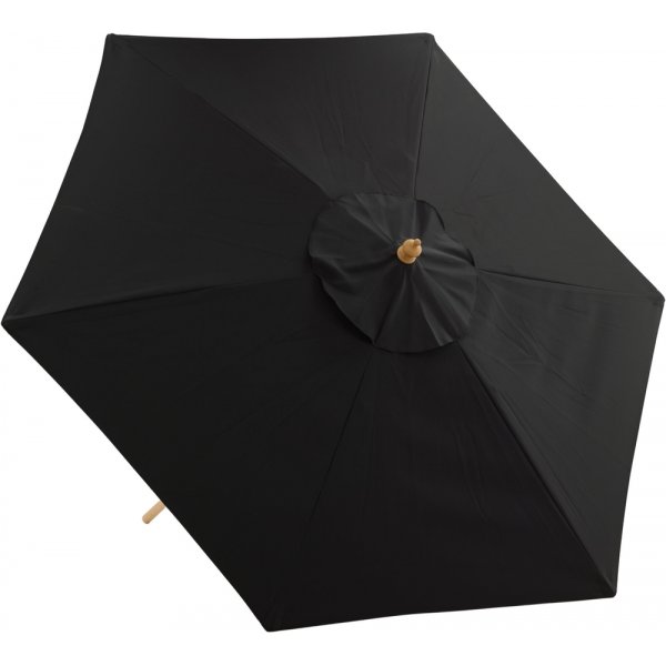 Corypho parasoll - Svart/Natur