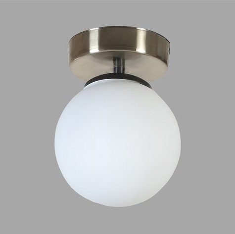 Plafonnier Danube - Chrome/blanc